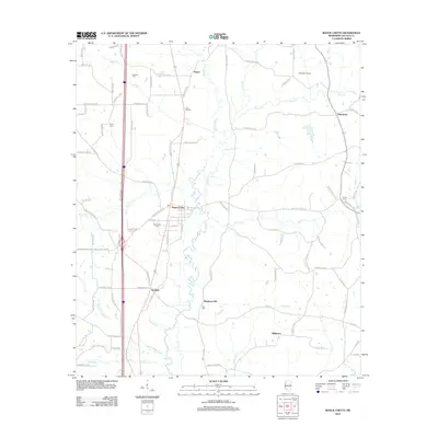 2012 Map of Bogue Chitto, 2012 Print