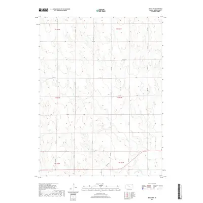 2018 Map of Bogue NW, 2018 Print
