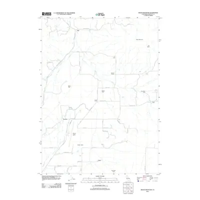 2012 Map of Bogus Mountain, 2012 Print