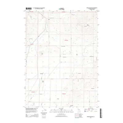 2015 Map of Bogus Mountain, 2015 Print