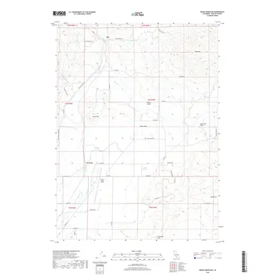 2018 Map of Bogus Mountain, 2018 Print