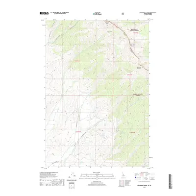 2020 Map of Bohannon Spring, 2020 Print