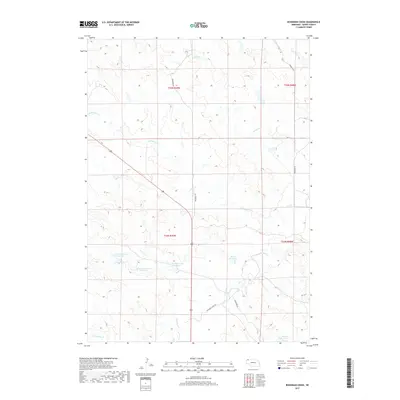 2017 Map of Bohemian Creek, 2017 Print