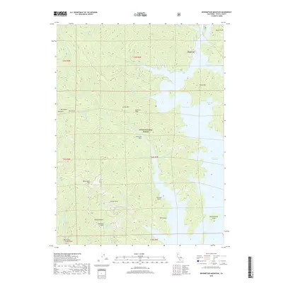 2018 Map of Bohemotash Mountain, 2018 Print