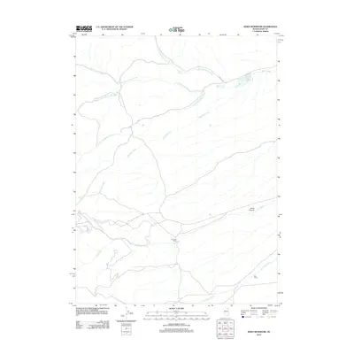 2012 Map of Boies Reservoir, 2012 Print