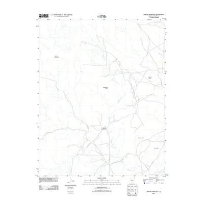 2011 Map of Boiling Over Well, 2011 Print