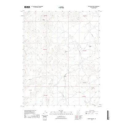 2018 Map of Boiling Over Well, 2018 Print