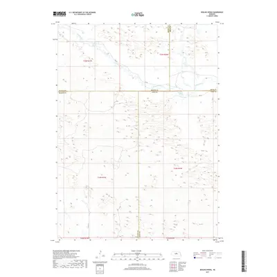 2017 Map of Boiling Spring, 2017 Print