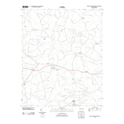 2010 Map of Boiling Springs North, 2010 Print