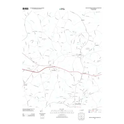 2013 Map of Boiling Springs North, 2013 Print