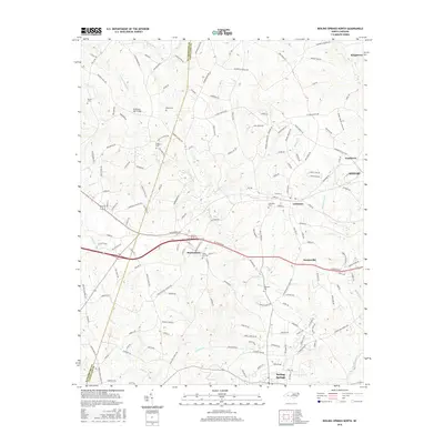 2016 Map of Boiling Springs North, 2016 Print
