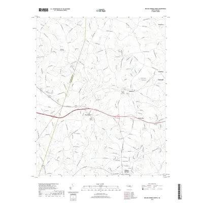2019 Map of Boiling Springs North, 2019 Print