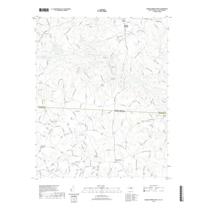 2019 Map of Boiling Springs South, 2019 Print