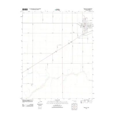 2012 Map of Boise City, 2012 Print
