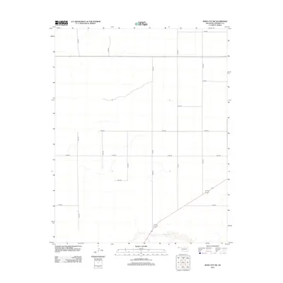 2012 Map of Boise City NW, 2012 Print