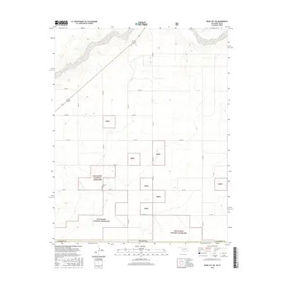 2016 Map of Boise City SW, 2016 Print