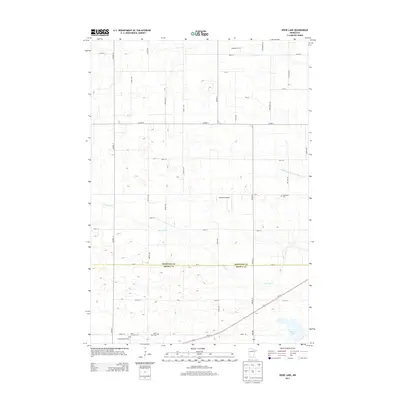 2013 Map of Boise Lake, 2013 Print