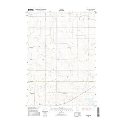 2016 Map of Boise Lake, 2016 Print