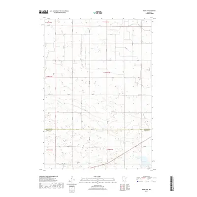 2019 Map of Boise Lake, 2019 Print
