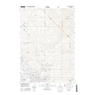 2013 Map of Boise North, 2013 Print