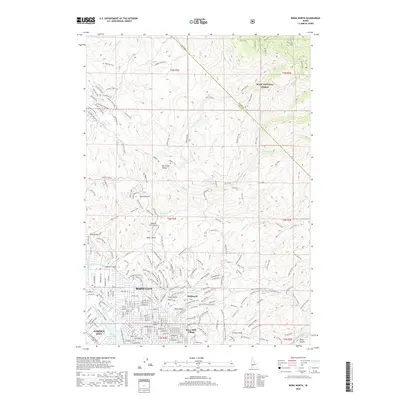 2020 Map of Boise North, 2020 Print