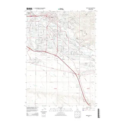 2013 Map of Boise South, 2013 Print