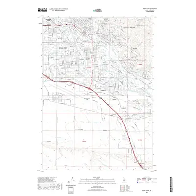 2020 Map of Boise South, 2020 Print