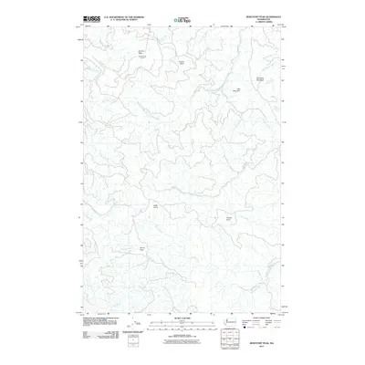 2011 Map of Boistfort Peak, 2011 Print
