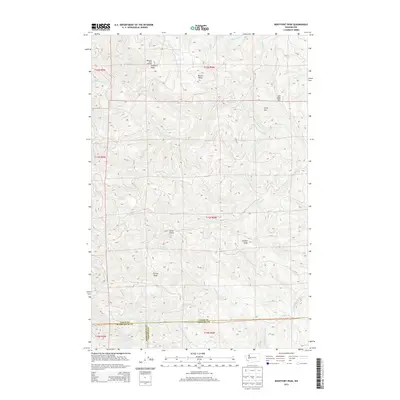2013 Map of Boistfort Peak, 2013 Print