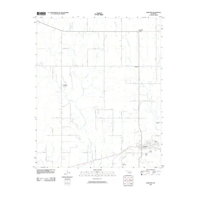 2010 Map of Bokchito, 2010 Print