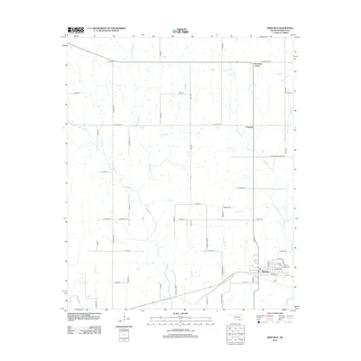 2012 Map of Bokchito, 2012 Print