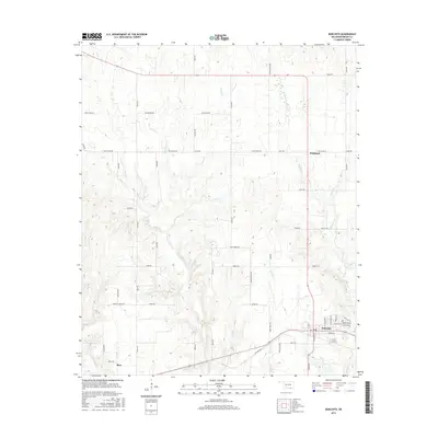 2016 Map of Bokchito, 2016 Print