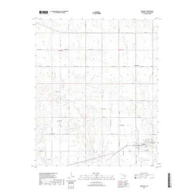 2018 Map of Bokchito, 2018 Print