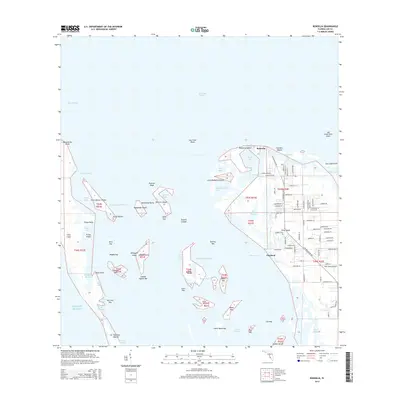 2015 Map of Bokeelia, 2015 Print
