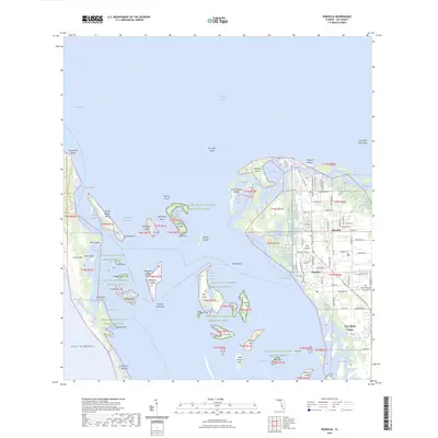 2024 Map of Bokeelia, 2024 Print