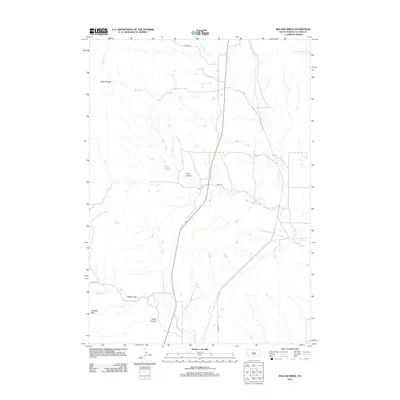 2012 Map of Boland Ridge, 2012 Print