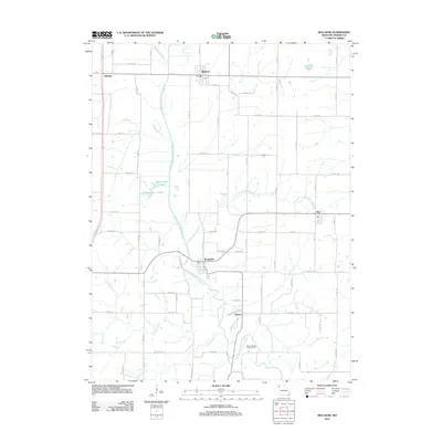 2012 Map of Bolckow, 2012 Print