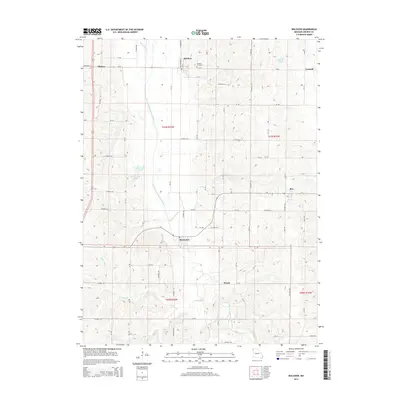 2014 Map of Bolckow, 2014 Print