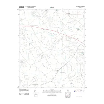 2011 Map of Bold Springs, 2011 Print