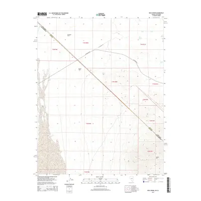 2014 Map of Bole Spring, 2014 Print
