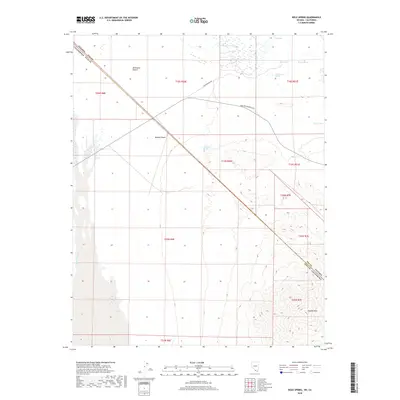 2018 Map of Bole Spring, 2018 Print