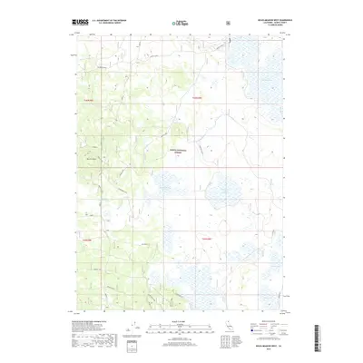 2018 Map of Boles Meadow West, 2018 Print