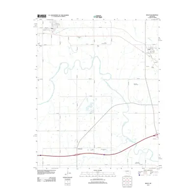 2012 Map of Boley, 2012 Print