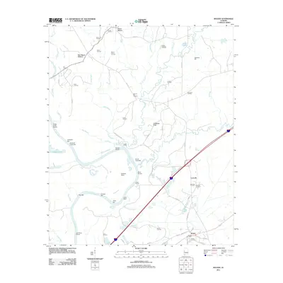 2011 Map of Boligee, 2011 Print