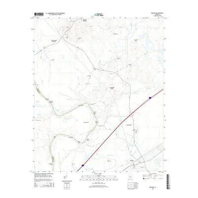 2014 Map of Boligee, 2014 Print