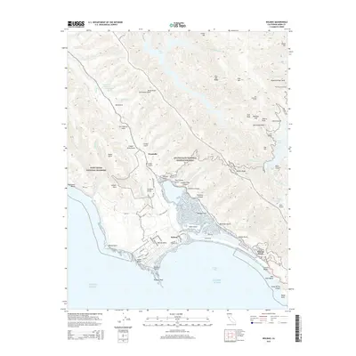 2015 Map of Bolinas, 2015 Print