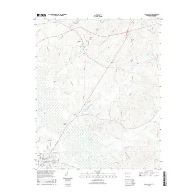 2016 Map of Bolivar East, 2016 Print