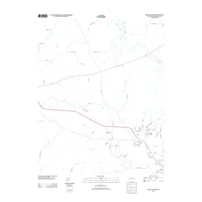2013 Map of Bolivar West, 2013 Print