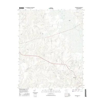 2016 Map of Bolivar West, 2016 Print