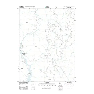 2012 Map of Bollibokka Mountain, 2012 Print